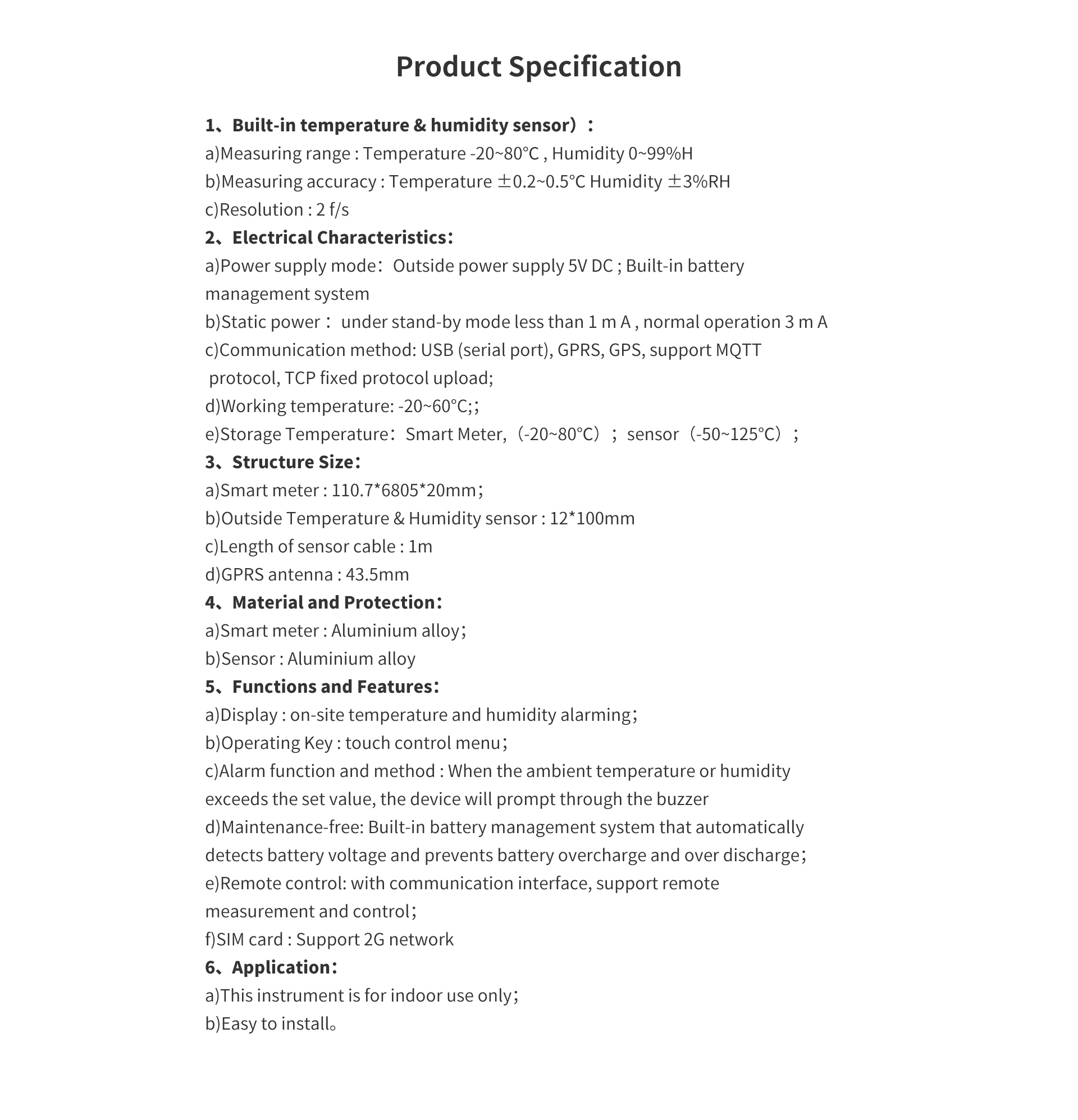 Wireless Temperature & Humidity Recorder