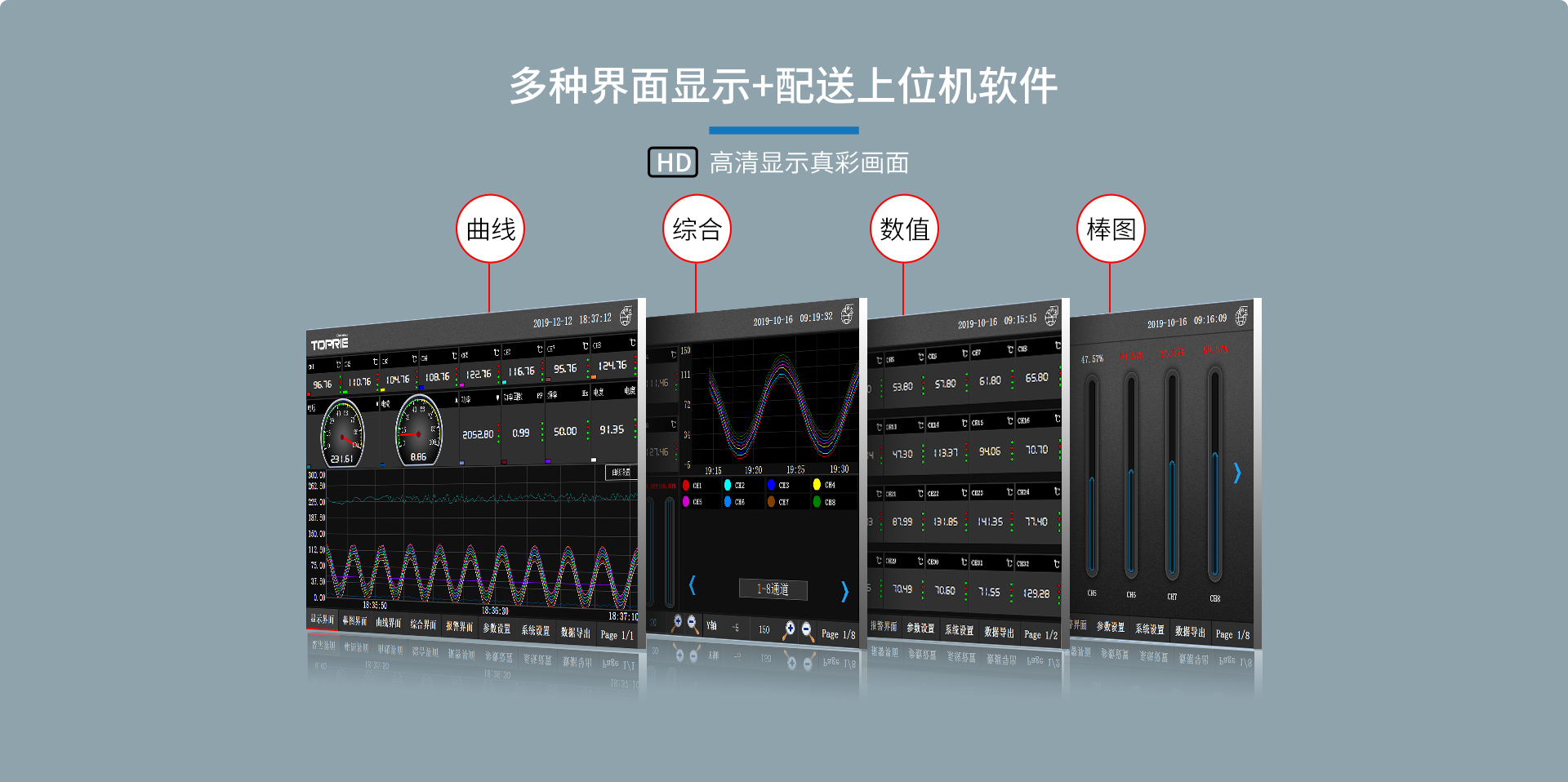 多路温度功率记录仪