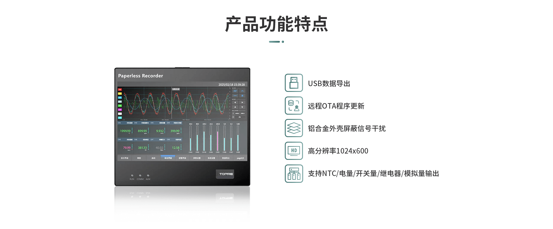 多路数据记录仪