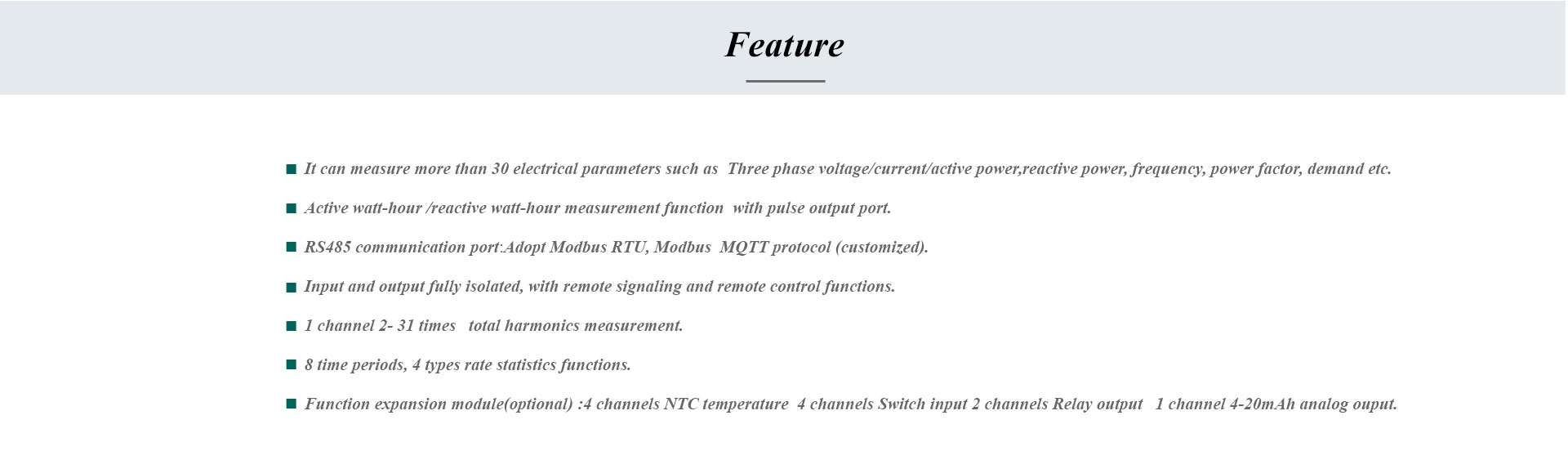 There phase electrical power meter