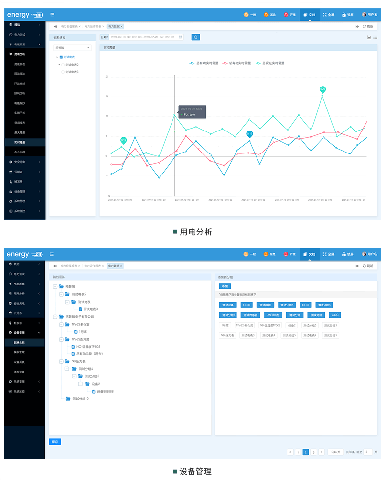 三相智能电力仪表