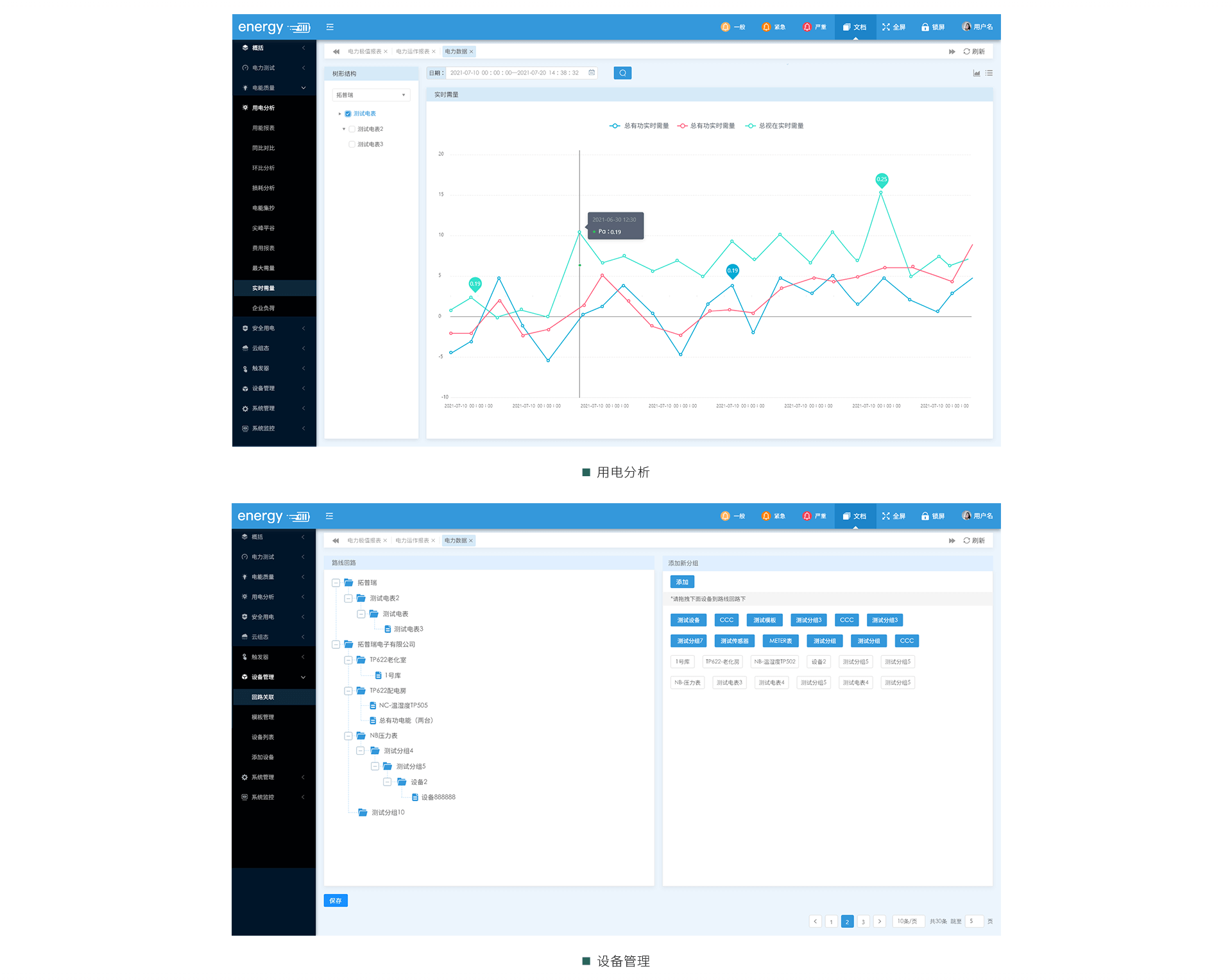 三相智能电力仪表