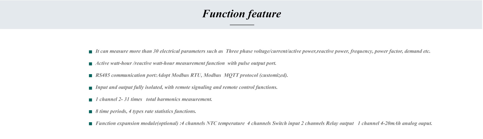 Multi-function Electrical power module